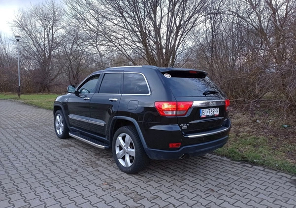 Jeep Grand Cherokee cena 65900 przebieg: 193600, rok produkcji 2012 z Białystok małe 232